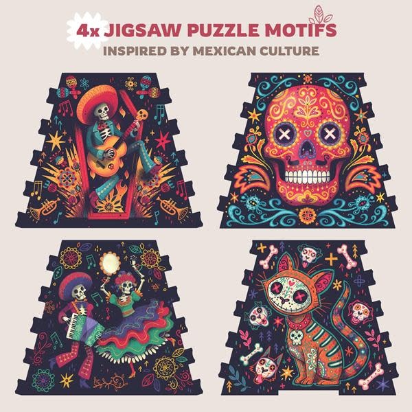 IDVenture Clue Puzzle - Pyramid of the Sun Ext. Day of the Dead
