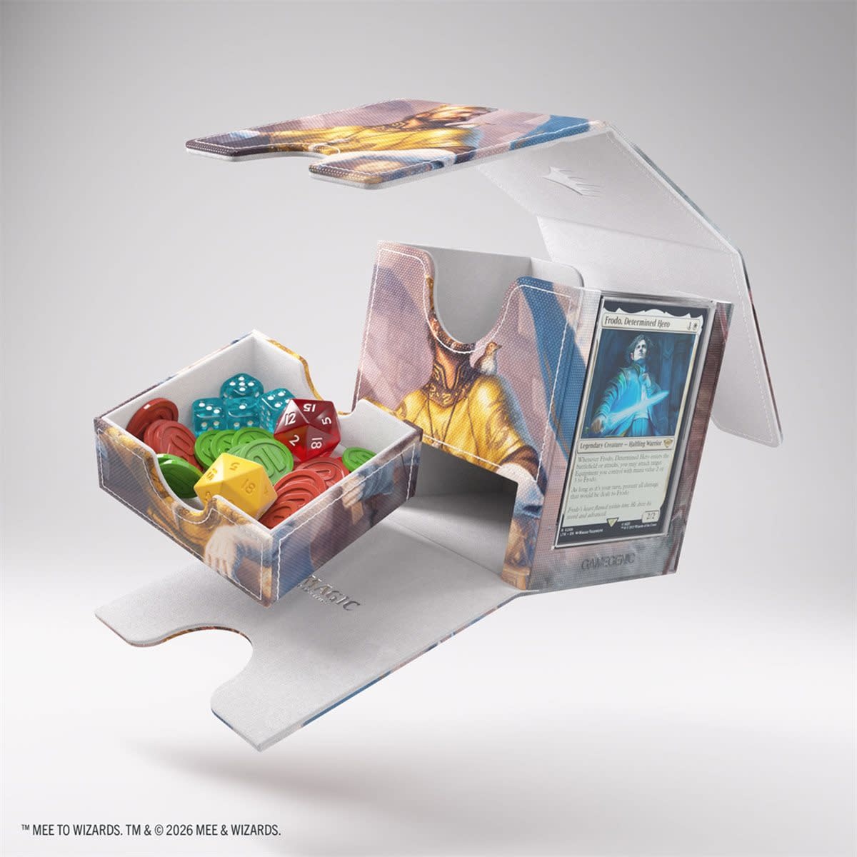 Gamegenic Deck Box Sidekick Pro - The Hobbit Bard King of Dale / Smaug Wicked Worm