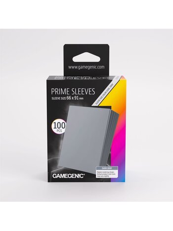 Gamegenic Gamegenic - Prime Sleeves - Dark Grey