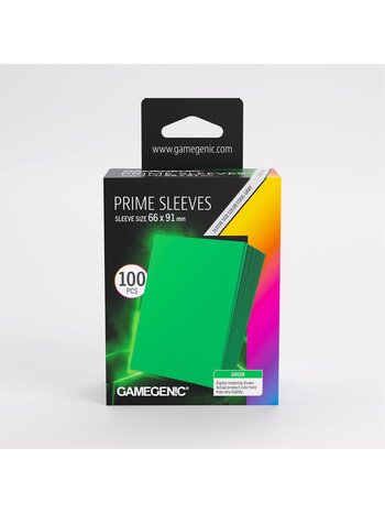 Gamegenic Gamegenic Prime Sleeves - Green