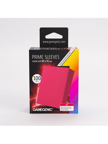 Gamegenic Gamegenic Prime Sleeves Red