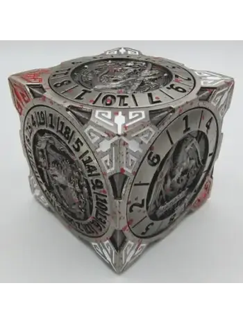 Cube of Chaos - Bloodied Silver