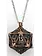 Necklace D20 Hypnotic Eye Bronze with Green Eyes