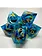 Ensemble 7D Poly - Oeil de Dragon Bleu
