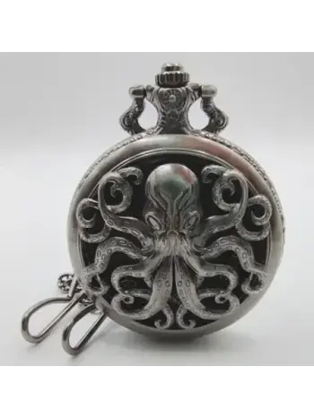 Metal Pocket Dice Case Cthulhu Sivler