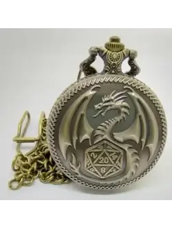Metal Pocket Dice Case Golden Dragon