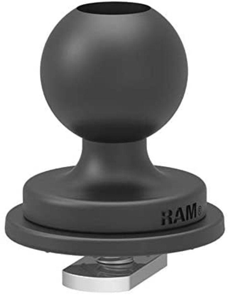 Hobie Ram Mounts 1 in Track Ball w/T-Bolt - RAP-B-354U-TRA1