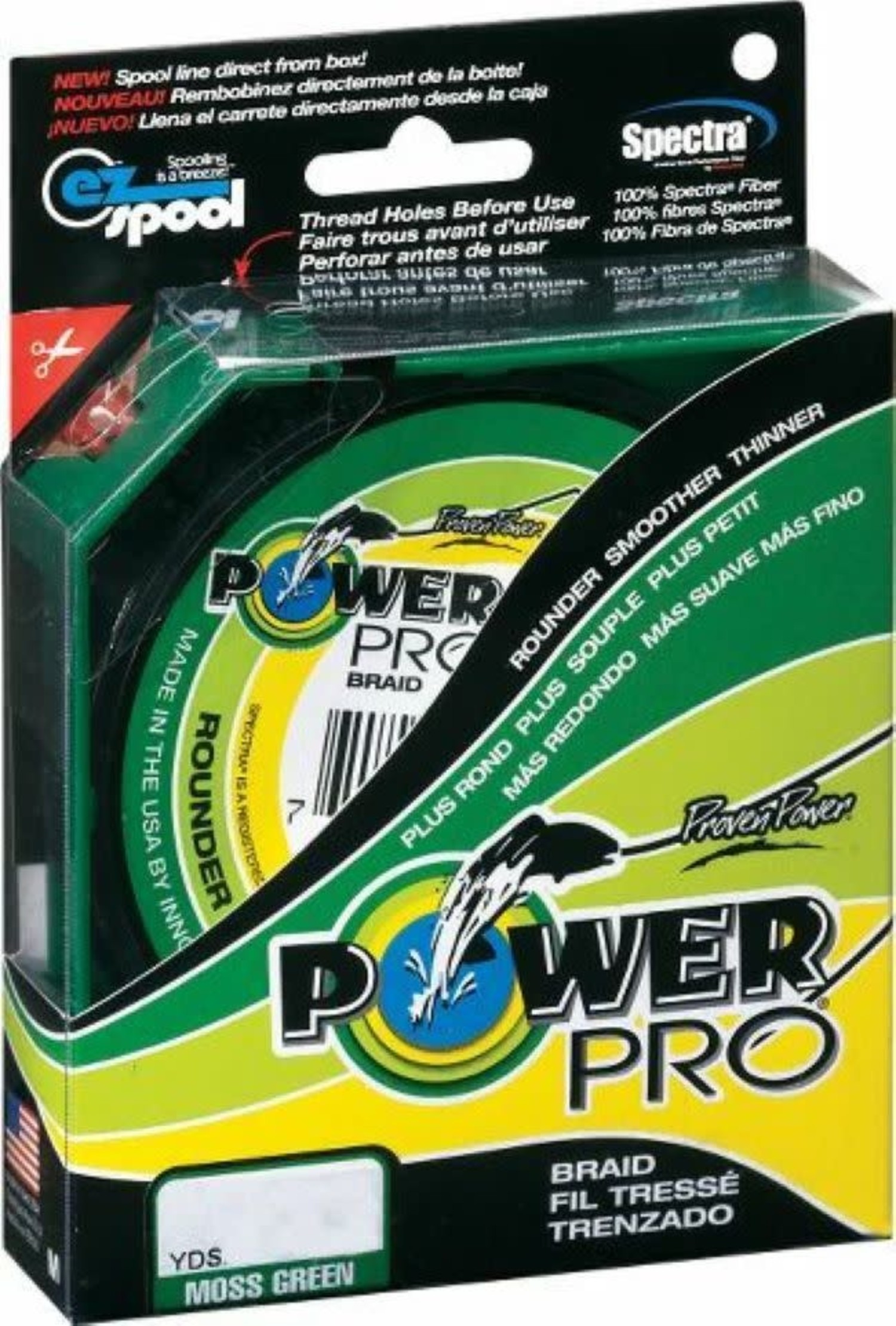 Power Pro Power Pro Braided Spectra Line 150yd Spool - Moss Green