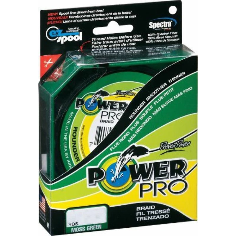 Power Pro Power Pro Braided Spectra Line 300yd Spool - Moss Green