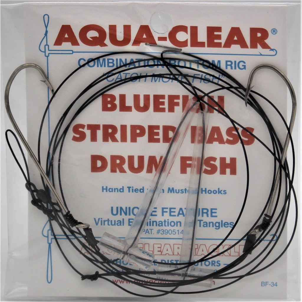 Aqua-Clear Tackle Aqua-Clear B-2A Bluefish Rig Hi-Lo 3/0 Hooks #40 Wire