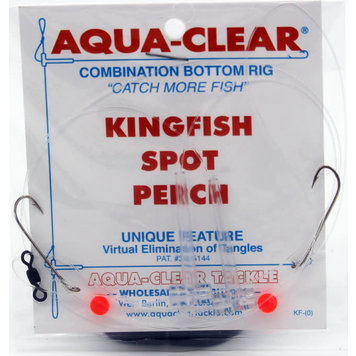 Aqua Clear ST-7BHFF Striped Bass Fish Finder Rig, Size 7/0, Nickel Finish,  Bait Rigs -  Canada
