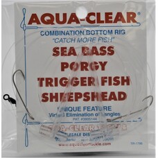 Aqua Clear Aqua-Clear SP-26 Hi-Lo Sea Bass/Porgy Rig - #6 Long Shank Hooks