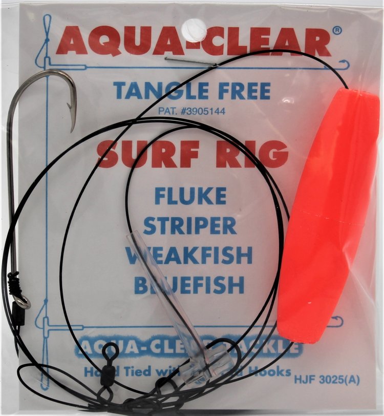 Aqua Clear Aqua-Clear SR-2B Surf Rig - 3/0 Long Shank Hook w/40lb Wire & Red Float
