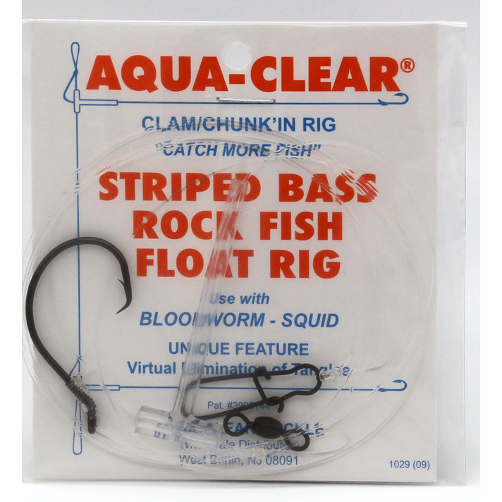 Striped Bass Rigs Tandem Trolling (4) - 6/0 Inline Circle Hooks Beads
