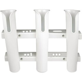 Seachoice SeaChoice Polyurethane 3 Rod Rack - White