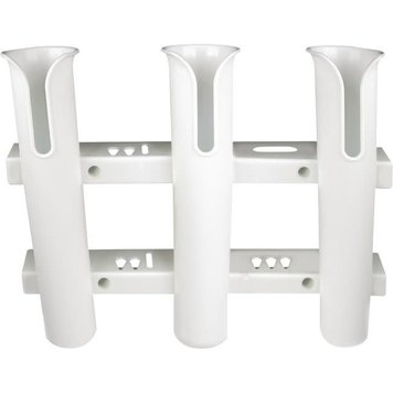 Seachoice SeaChoice Polyurethane 3 Rod Rack - White