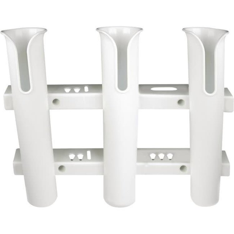 Seachoice SeaChoice Polyurethane 3 Rod Rack - White