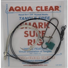Aqua-Clear Tackle Aqua-Clear Shark Circle Hook Surf Rigs w/90lb Wire & Fish Finder