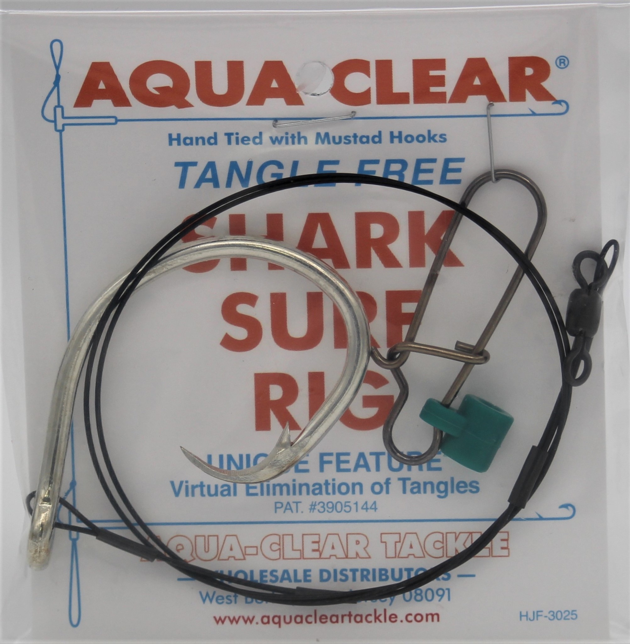 Aqua Clear Aqua-Clear Shark Circle Hook Surf Rigs w/90lb Wire & Fish Finder  - Fin-atics Marine Supply Ltd. Inc.