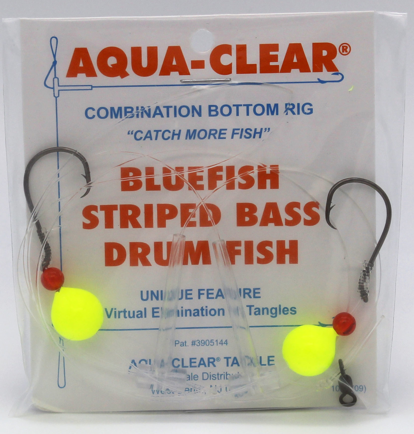 Aqua Clear Aqua-Clear BF-3 Bluefish Hi-Lo 3/0 Circle Hook Rigs w/Floats -  Fin-atics Marine Supply Ltd. Inc.
