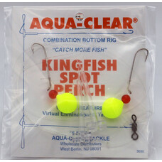 Aqua Clear Aqua-Clear Kingfish/Spot/Perch Hi-Lo Rig w/Floats #8 Long Shank Hooks