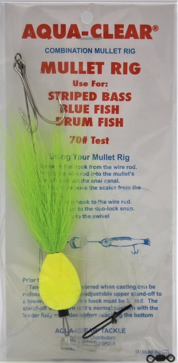Aqua Clear Aqua-Clear Mullet Rig w/Float & Hair