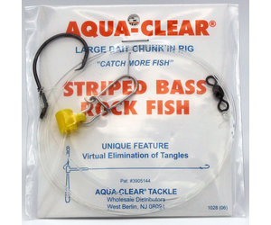 Aqua Clear Single Hook Striper Rig #ST-7CFF