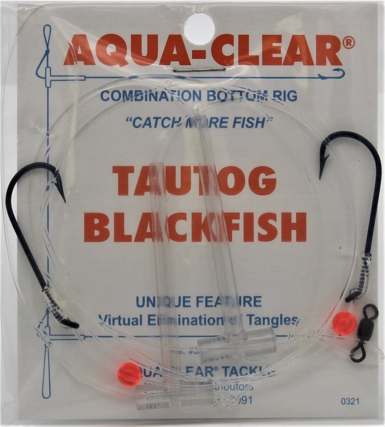 Aqua Clear Aqua-Clear Blackfish/Tautog Hi-Lo Rig w/Virginia Hooks