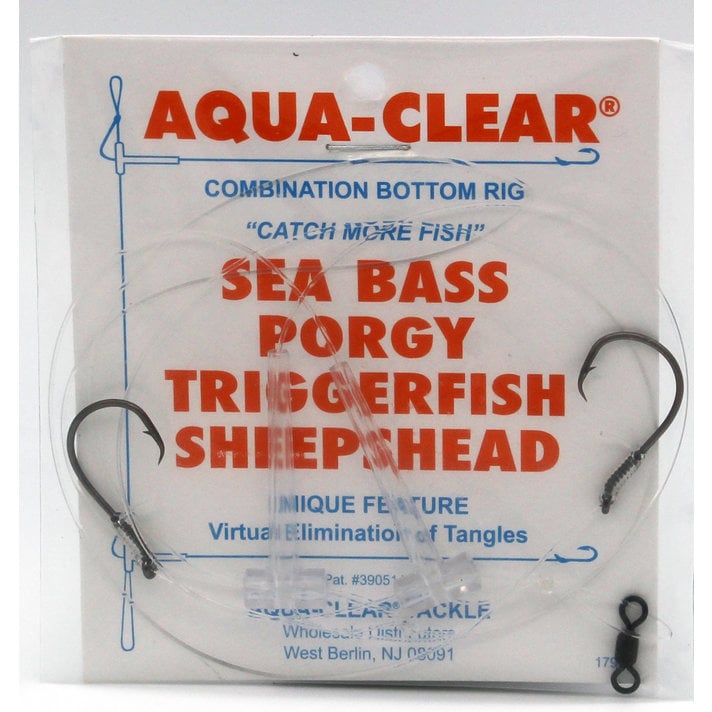 Aqua Clear ST-10CFF Striped Bass Fish Finder Rig 10/0 Circle Hook 