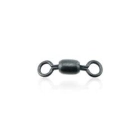 American Fishing Wire AFW Brass 3-Way Swivel w/Stainless Steel Rings - Black