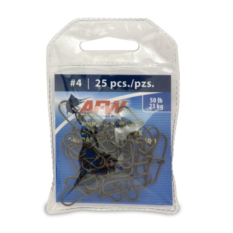 American Fishing Wire AFW Duo Lock Snaps - Black