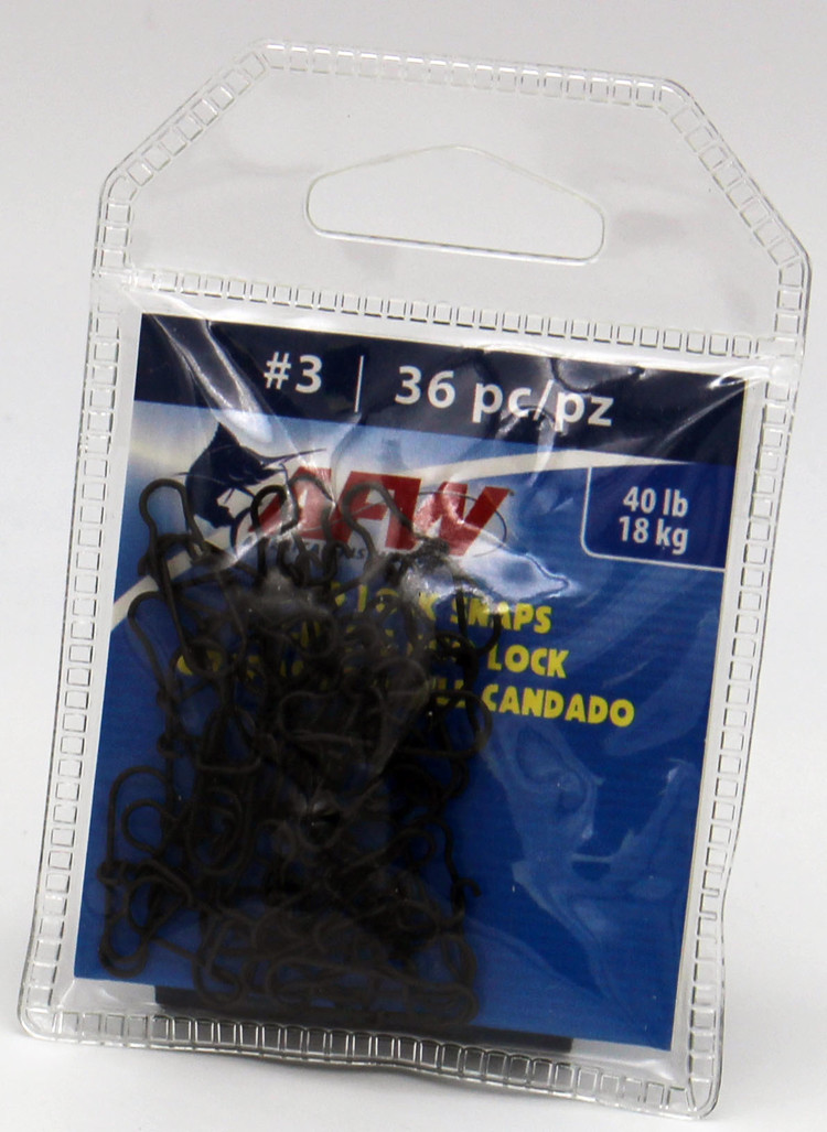 American Fishing Wire AFW Duo Lock Snaps - Black