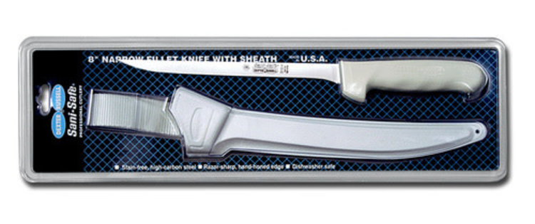 Dexter-Russell Dexter S133-7WS1-PCP Sani-Safe 7" Narrow Fillet Knife w/Sheath