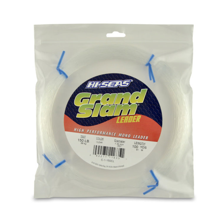 Hi-Seas Hi-Seas Grand Slam Monofilament Leader - Clear, 100yd Coil