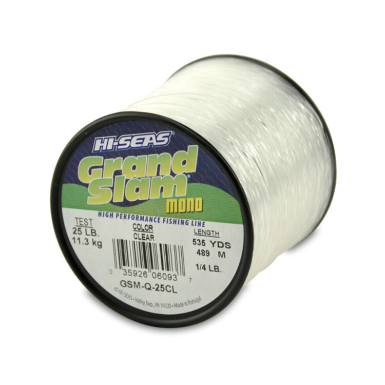 Hi-Seas Hi-Seas Grand Slam Monofilament - 1/4lb Spool