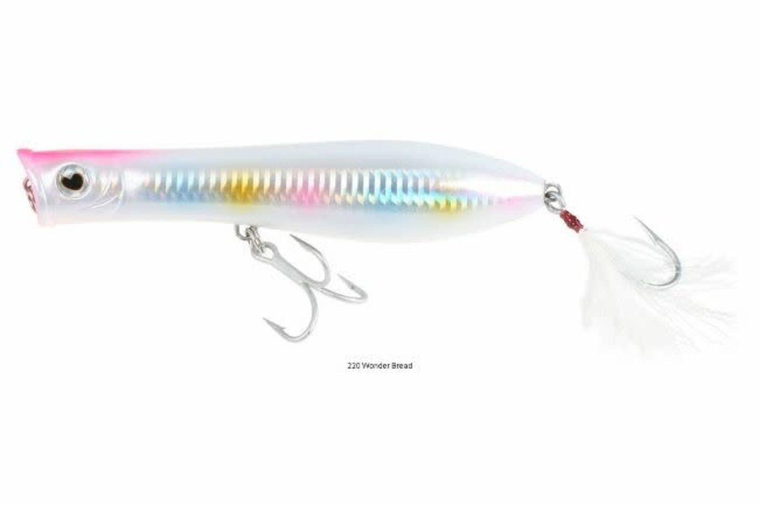 Tsunami Talkin' Pencil Popper 5" GT Striper Lure - VMC 4X Hooks, School Bus Color, Topwater Fishing Lure