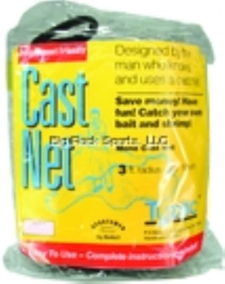 Betts Betts Tyzac Cast Net 3/8" Mesh 3/4lb Iron Weights per FT