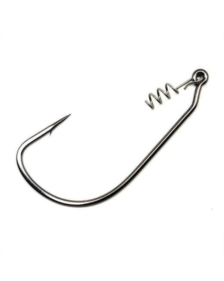 Gamakatsu Gamakatsu EWG Spring Lock Worm Hook - NS Black