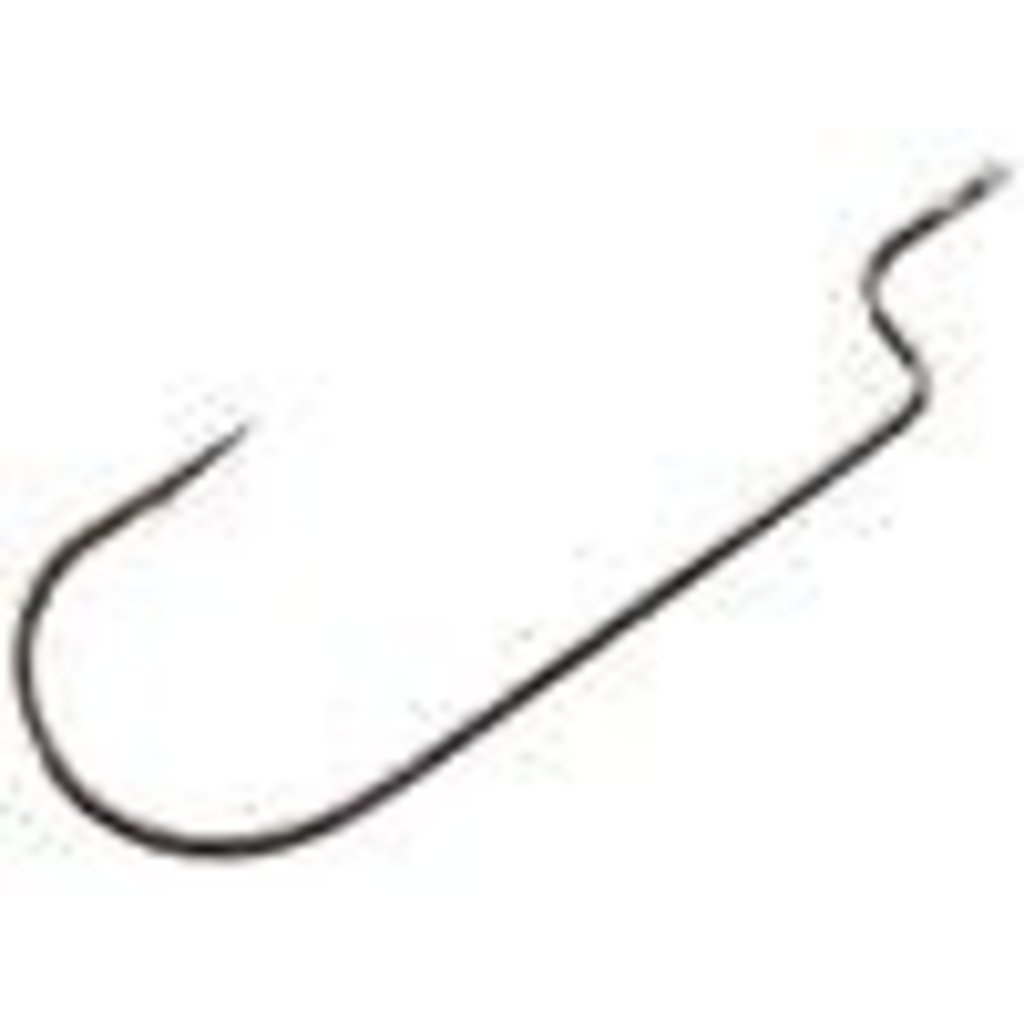 Gamakatsu Gamakatsu Worm Hook (Offset Round Bend)- NS Black
