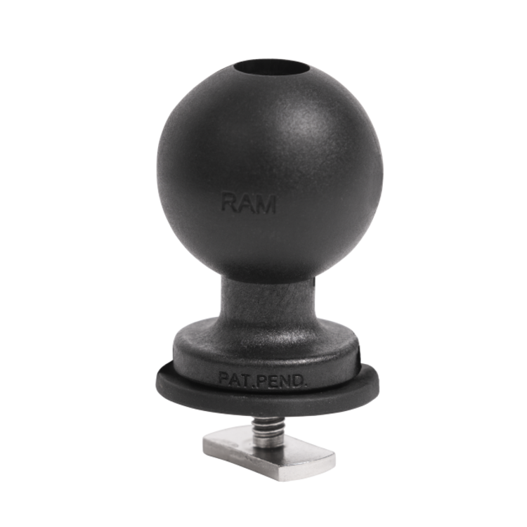 Hobie Ram Mounts 1.5 in Track Ball w/T-Bolt - RAP-354U-TRA1