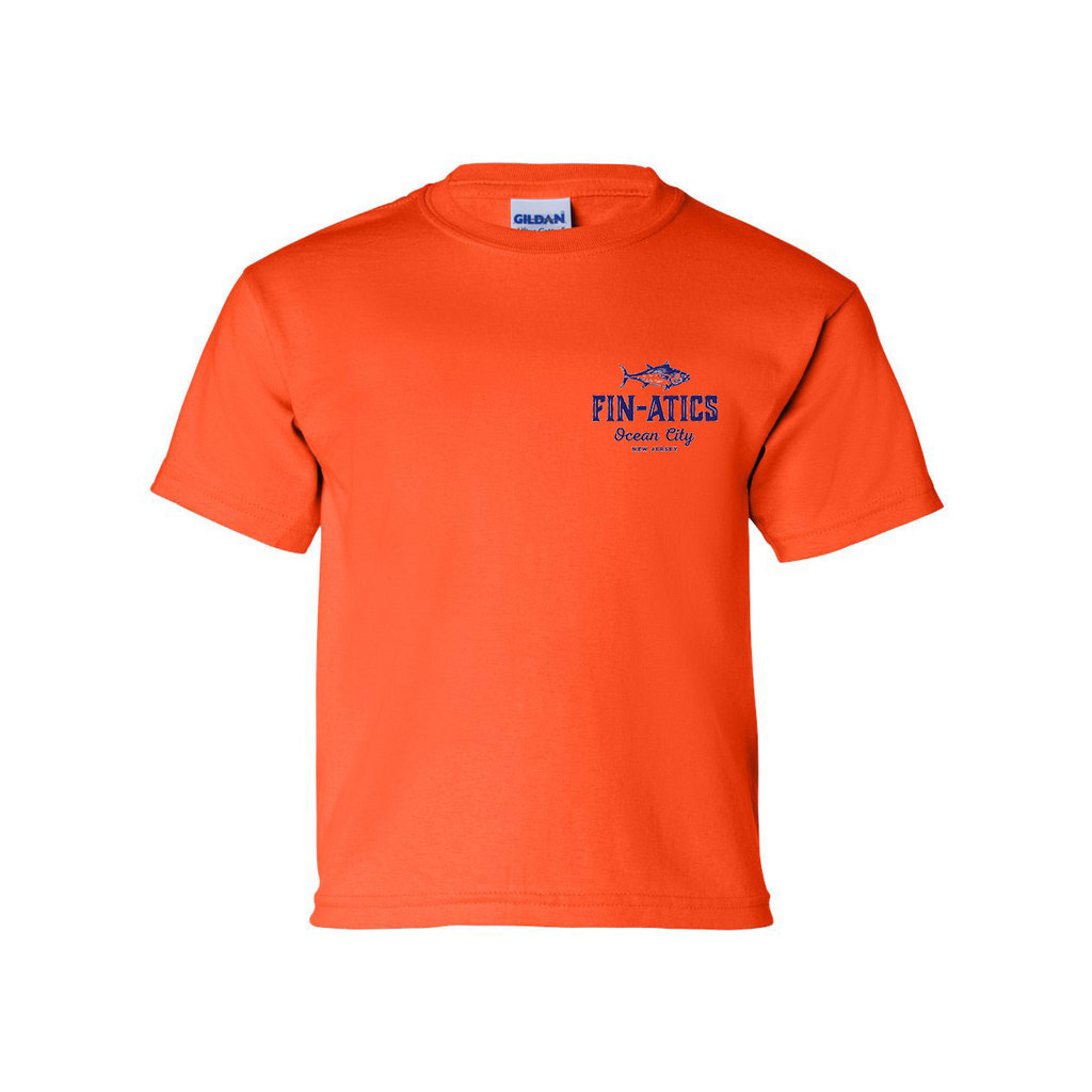 Fin-atics Fin-atics Lat/Lon YOUTH Short Sleeve T-Shirt