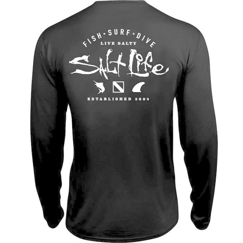 Salt Life Salt Life SLX Watermans Trifecta Long Sleeve Performance T-Shirt