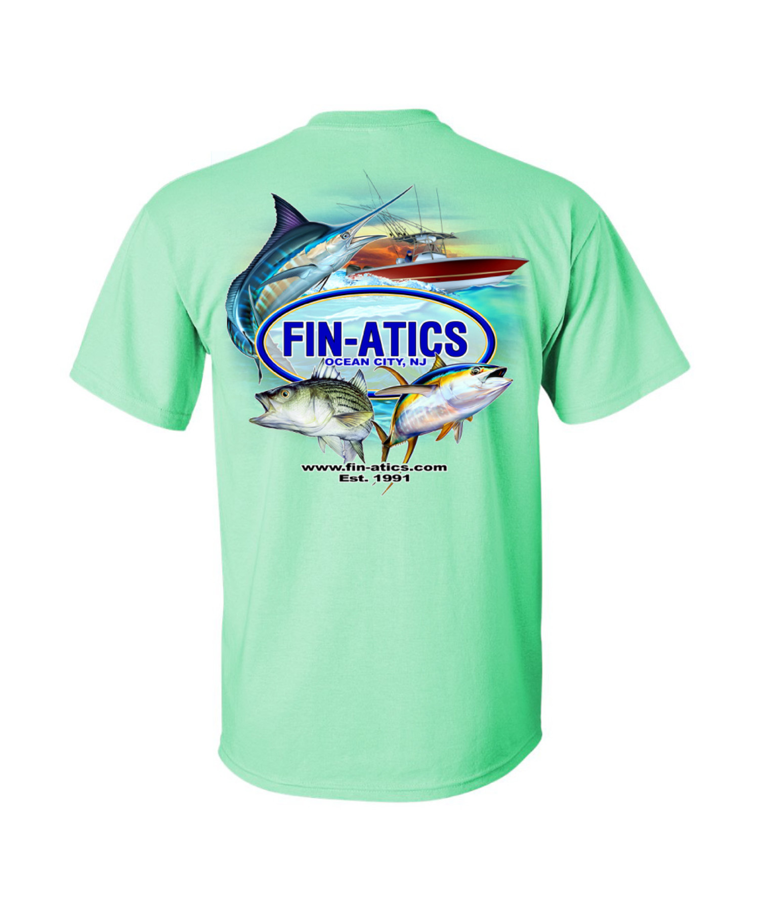 Fin-atics Fin-atics Classic Logo Men's Short Sleeve T-Shirt