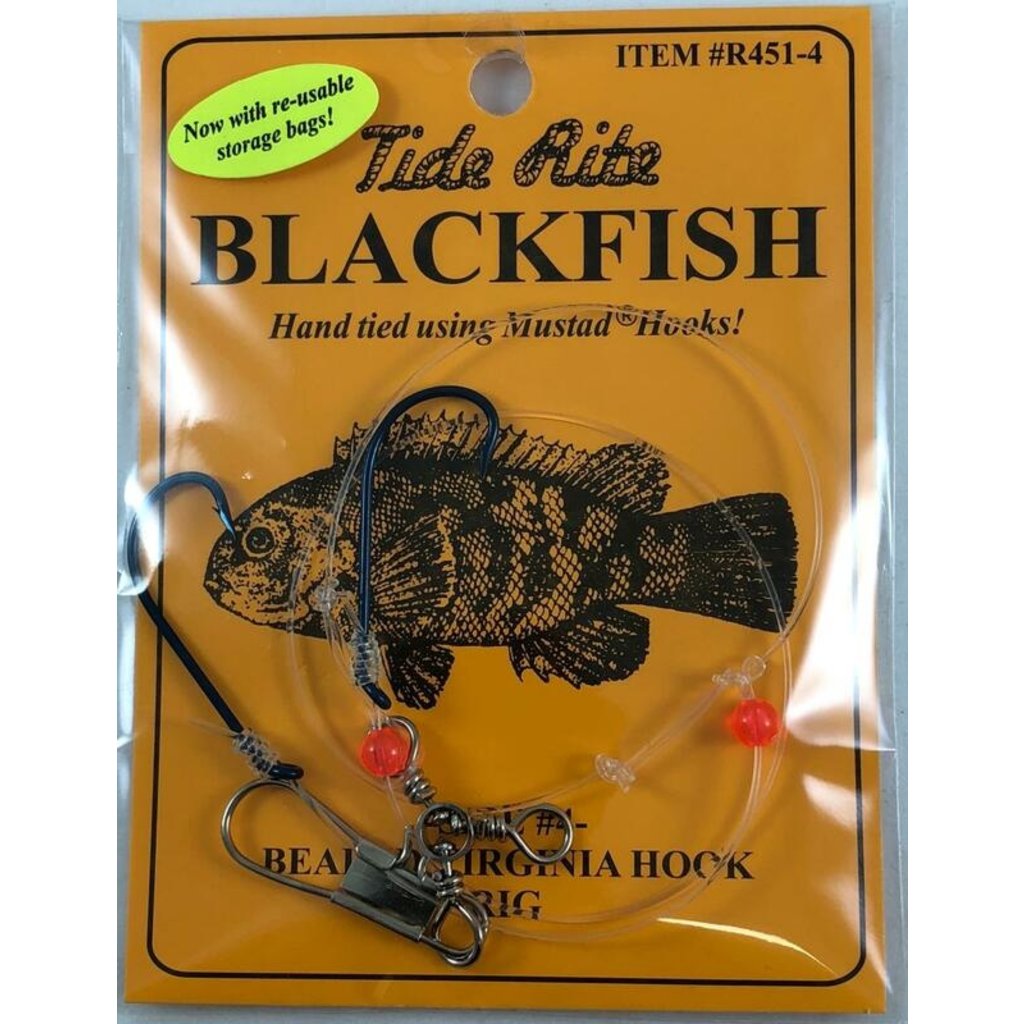 Tide Rite R451 Series Beaded Virginia Hook Blackfish Rig