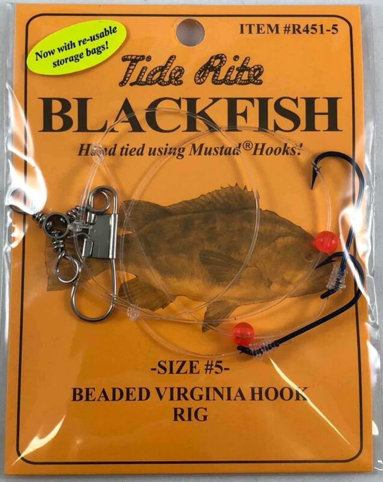 Tide Rite Tide Rite R451 Series Beaded Virginia Hook Blackfish Rig