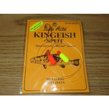Tide Rite TideRite R255 Hi-Lo Kingfish/Spot Rig w/Pill Floats & Long Shank Hooks