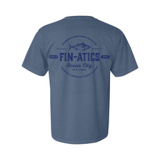 Fin-atics Fin-atics Lat/Lon w/Tuna Garment Dyed Men's Short Sleeve T-Shirt