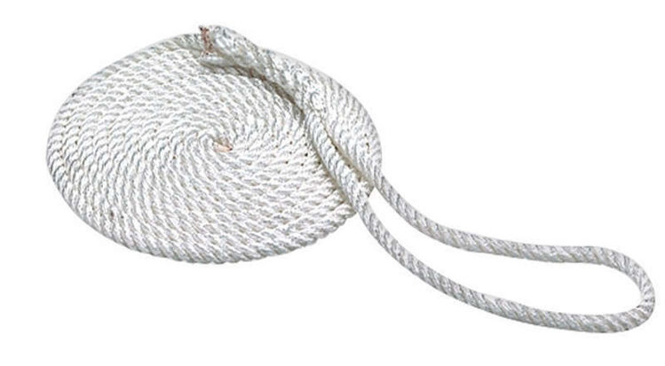 Seachoice SeaChoice Hand Spliced 3-Strand 3/8in Diameter Nylon Dock Line
