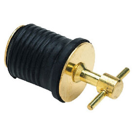 Seachoice SeaChoice Drain Plug 1" T-Handle Brass w/Neoprene Sea
