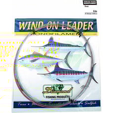Momoi Momoi Monofilament Wind On Leader 25ft Smoke Blue